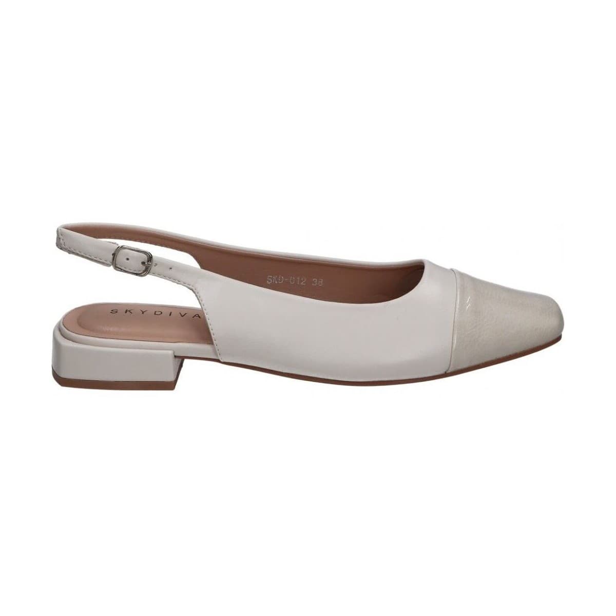 Women's Ballet Flats Skydiva White