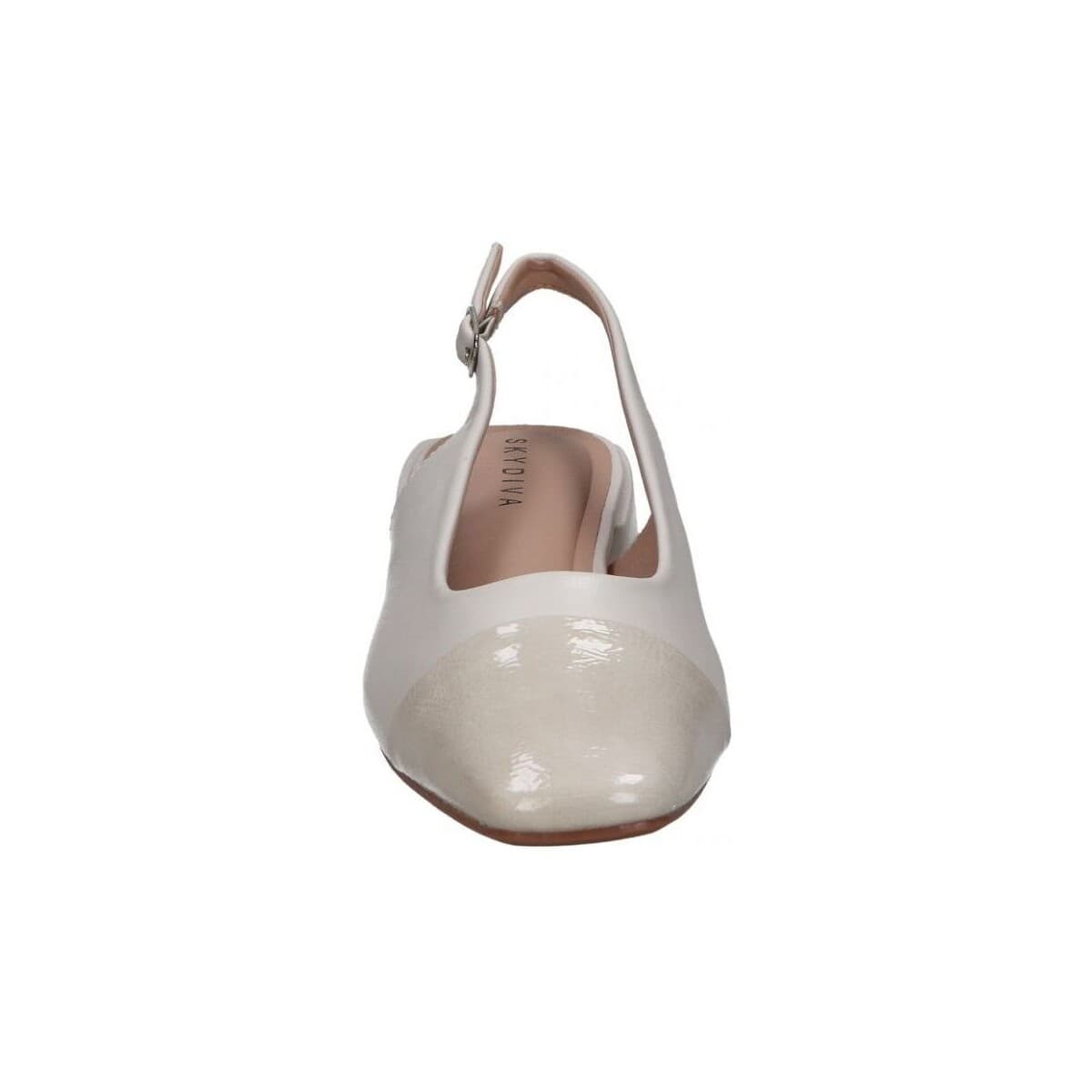 Women's Ballet Flats Skydiva White