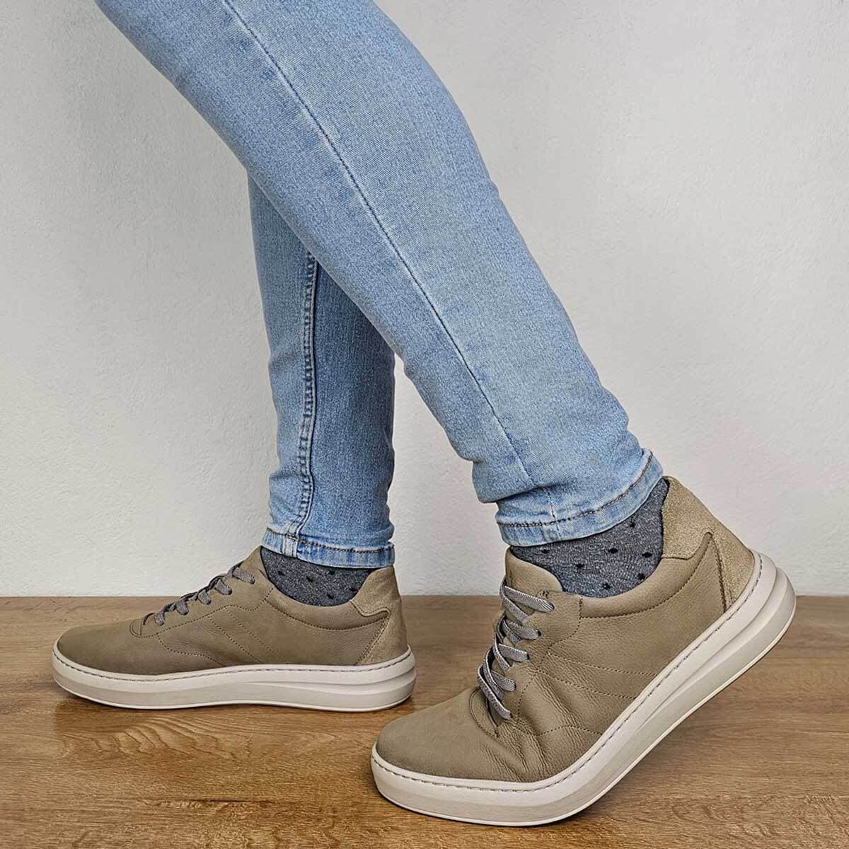 Men's Sneakers Purapiel Beige