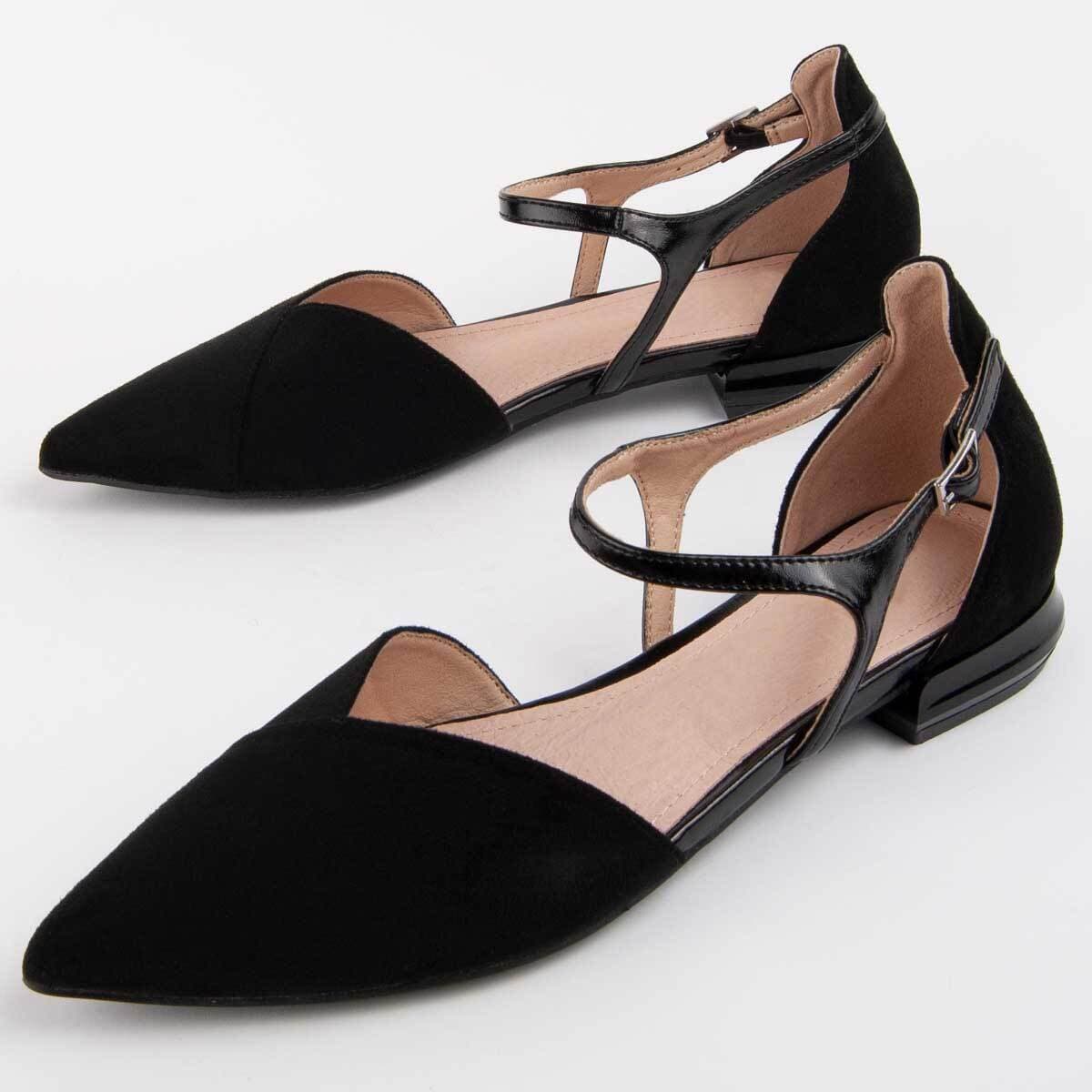 Women's Ballet Flats Montevita Black