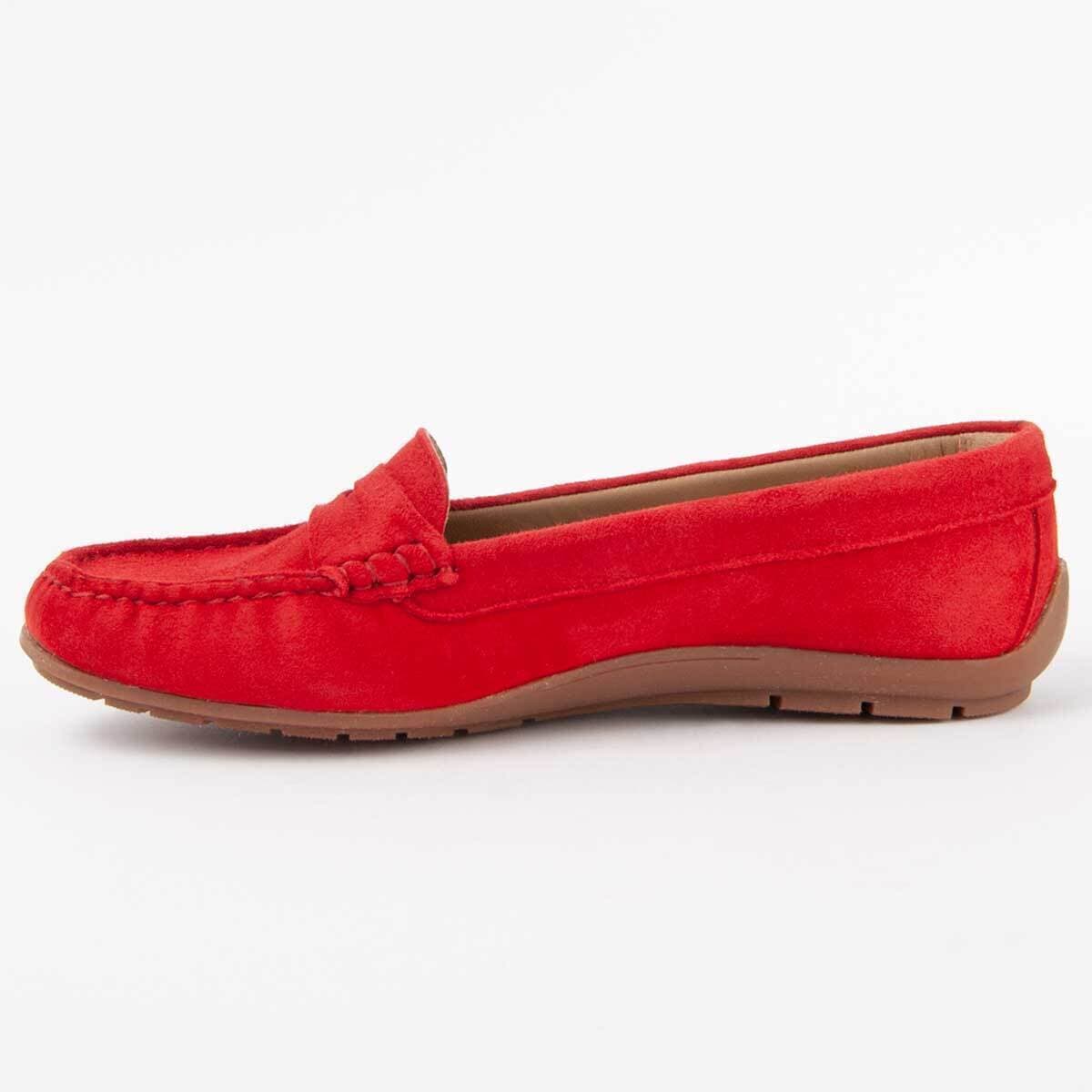 Women's Loafers Purapiel Red