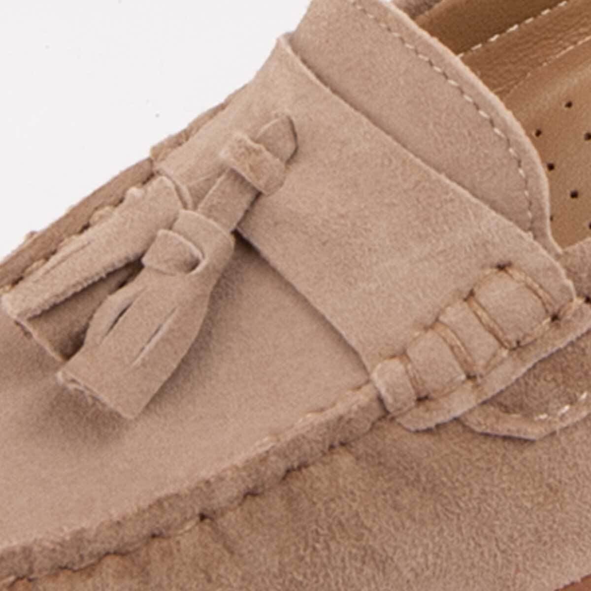 Women's Loafers Purapiel Beige