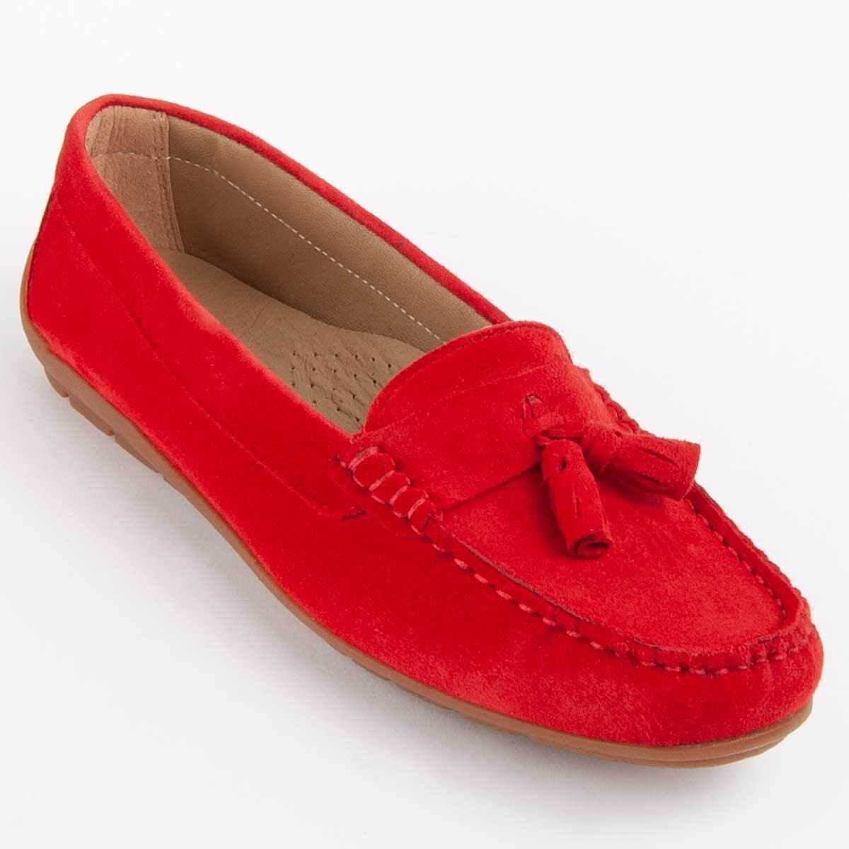 Women's Loafers Purapiel Red