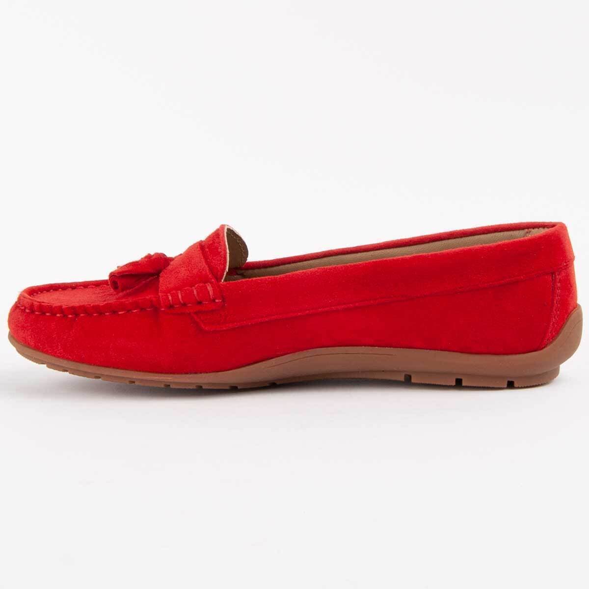 Women's Loafers Purapiel Red
