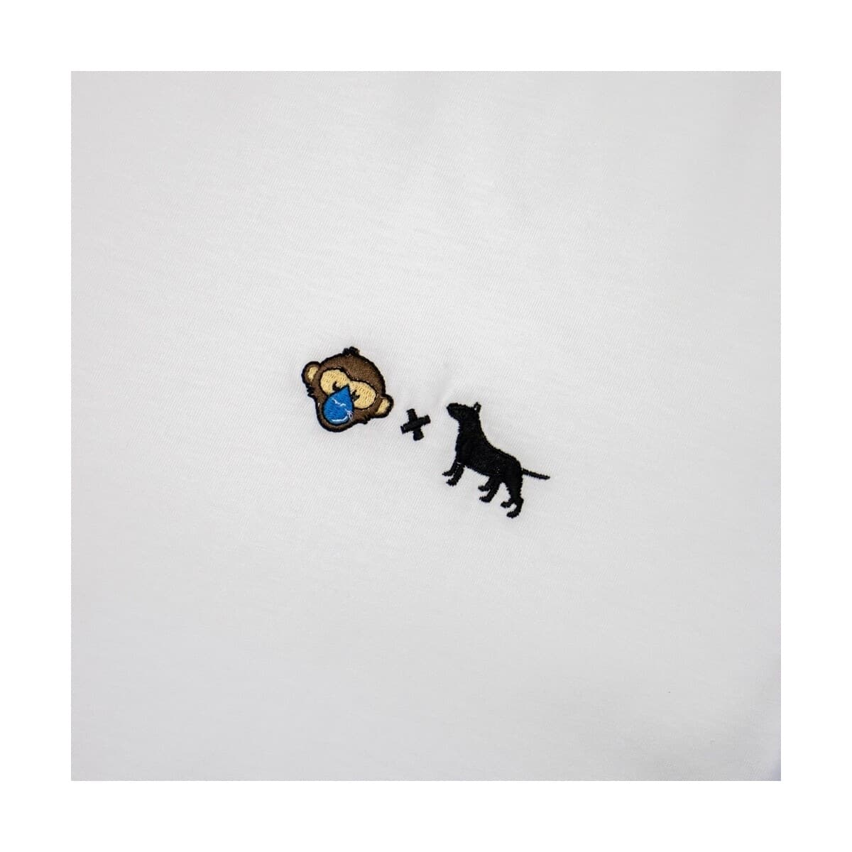 Men's T-Shirts Organic Monkey White