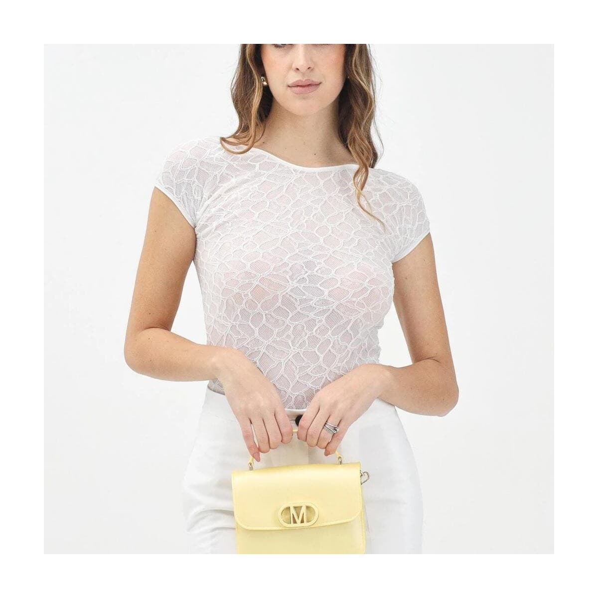 Women's T-Shirts Pinko White