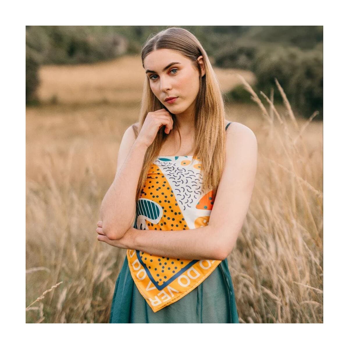 Women's Scarves Verb To Do Yellow