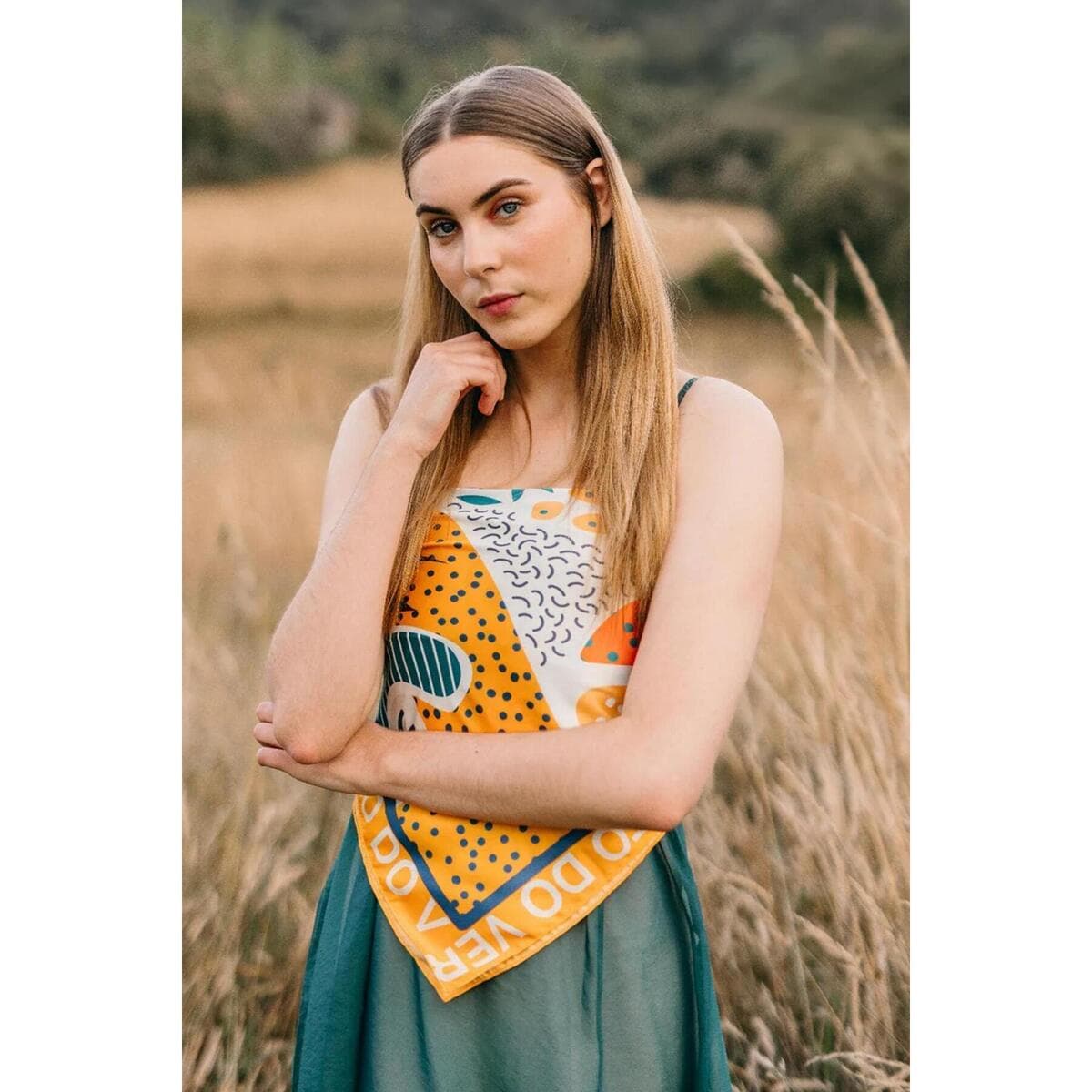 Women's Scarves Verb To Do Yellow