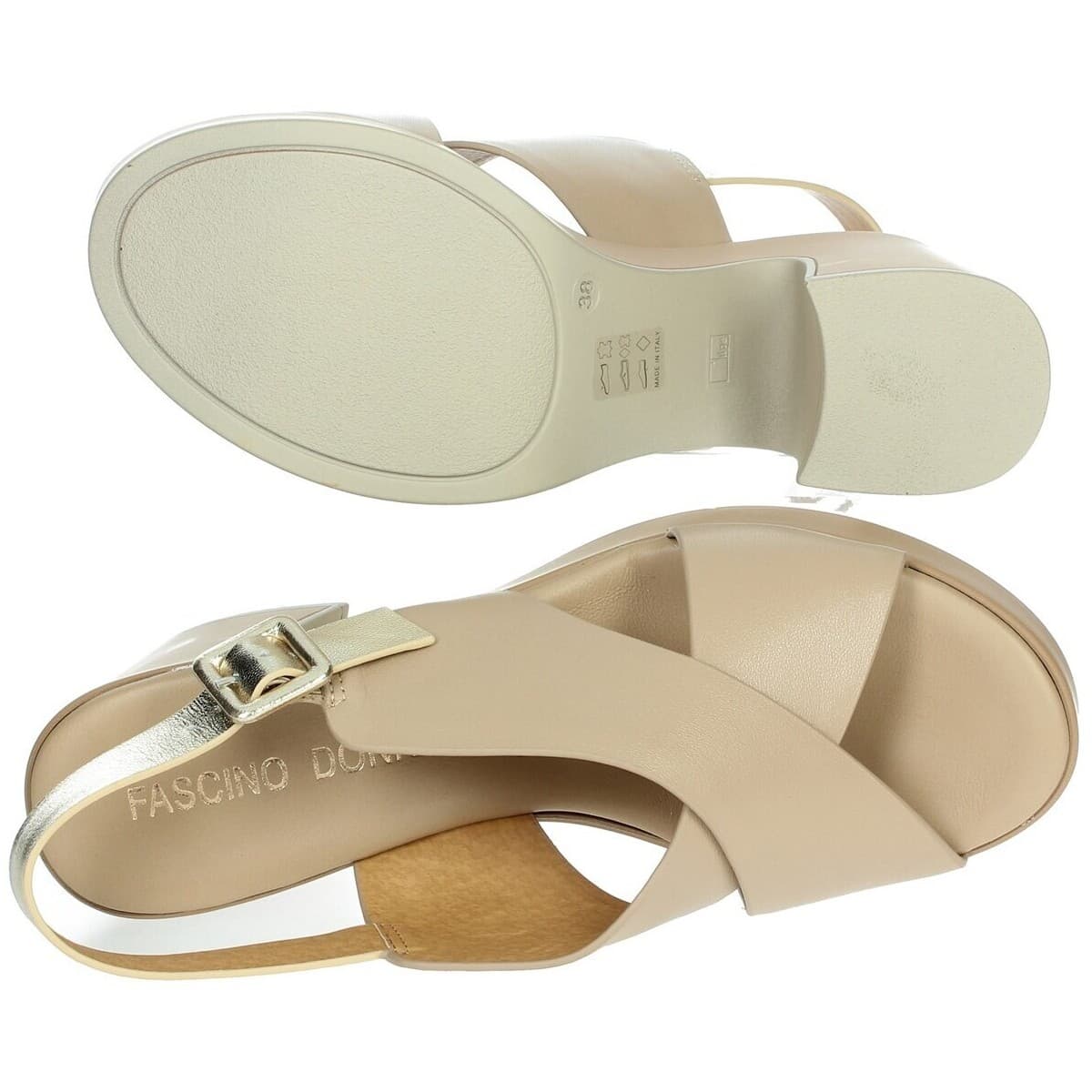 Women's Platforms Fascino Donna Beige