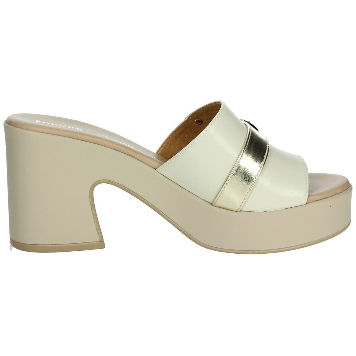 Women's Flip Flops Fascino Donna Beige