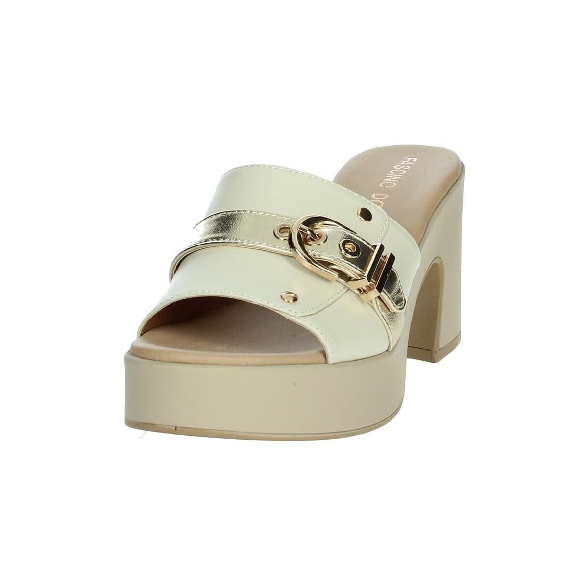 Women's Flip Flops Fascino Donna Beige