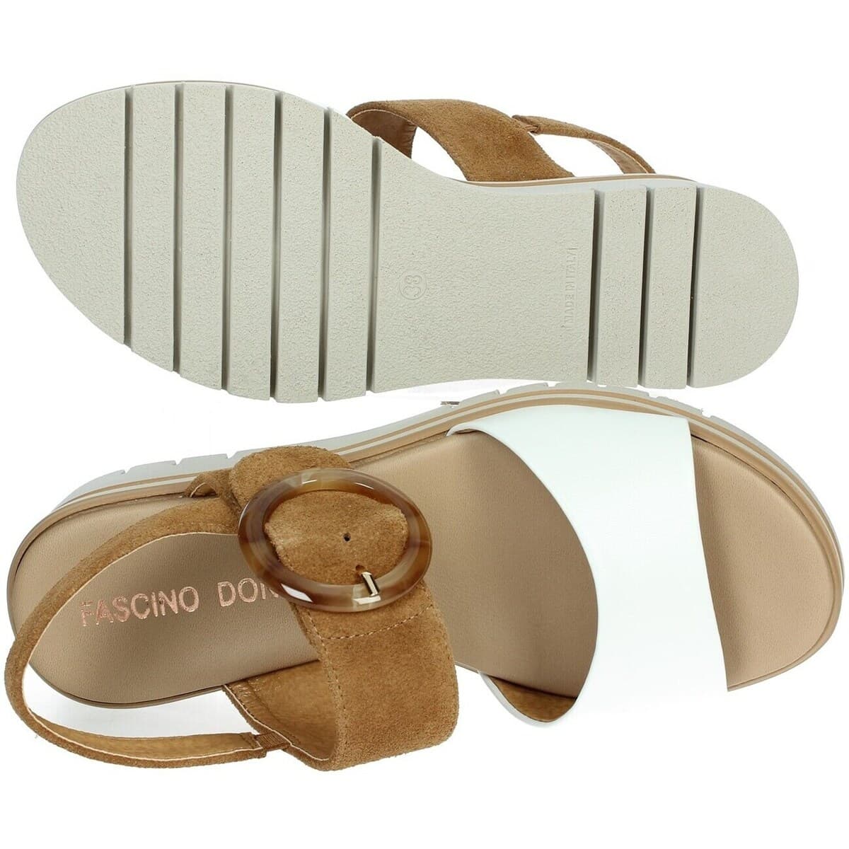 Women's Platforms Fascino Donna White