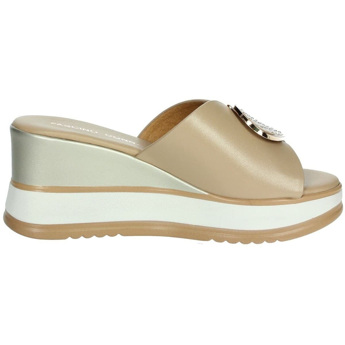 Women's Flip Flops Fascino Donna Beige