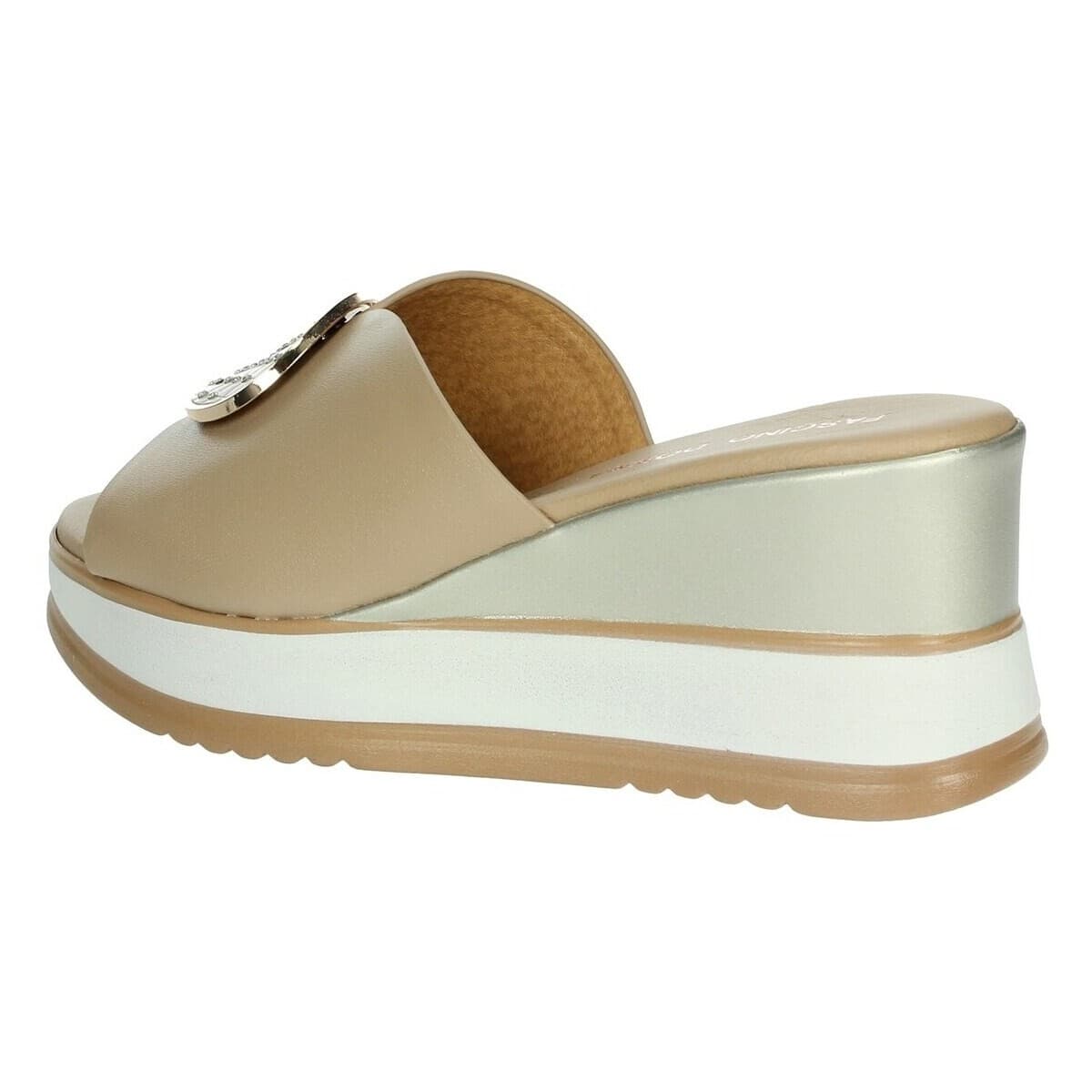 Women's Flip Flops Fascino Donna Beige