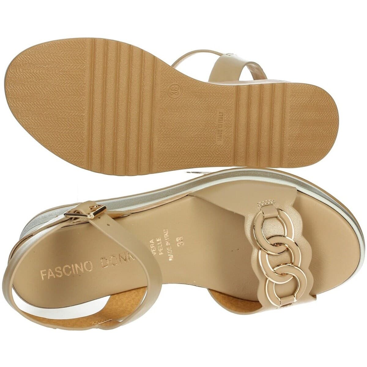 Women's Platforms Fascino Donna Beige