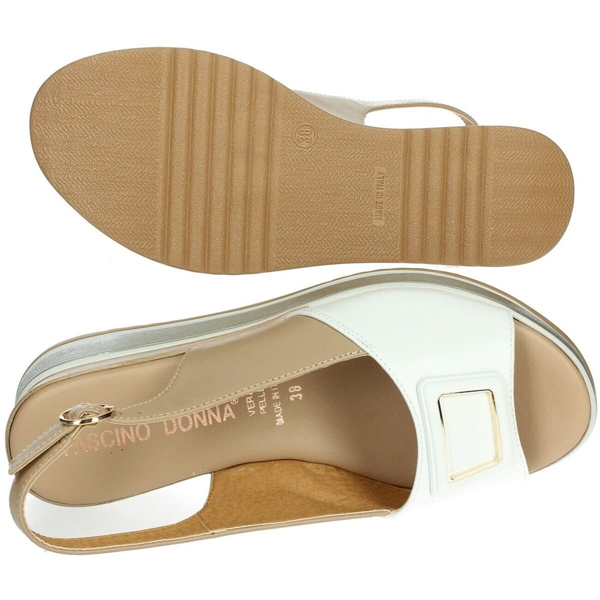 Women's Platforms Fascino Donna White