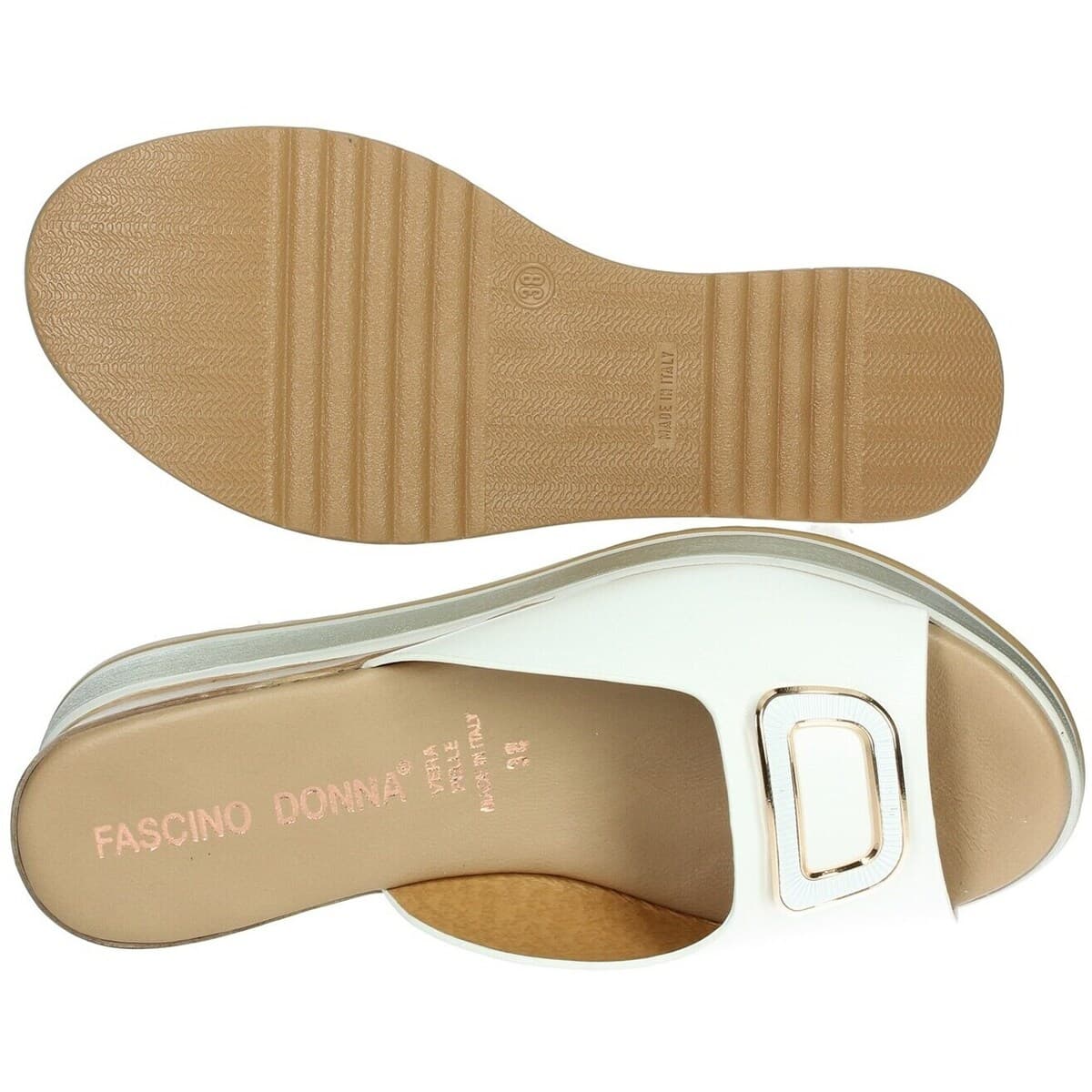 Women's Flip Flops Fascino Donna White