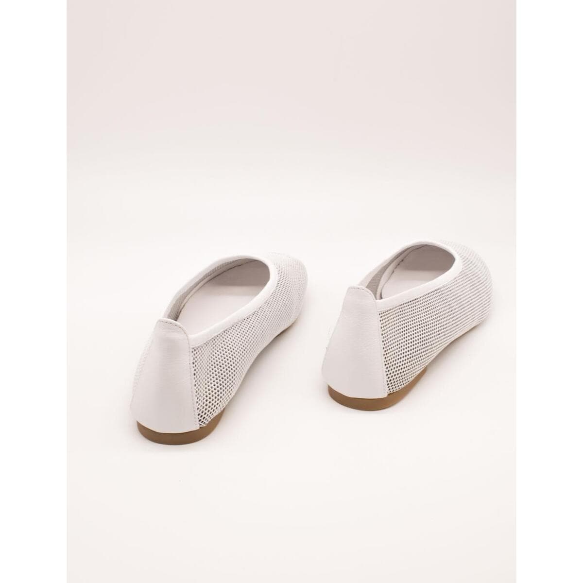 Women's Ballet Flats Unisa White