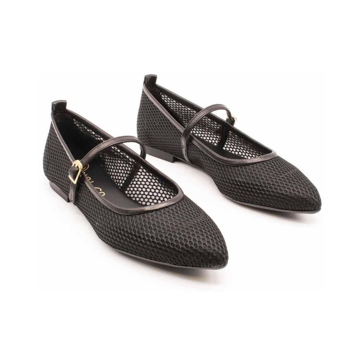 Women's Ballet Flats Unisa Black