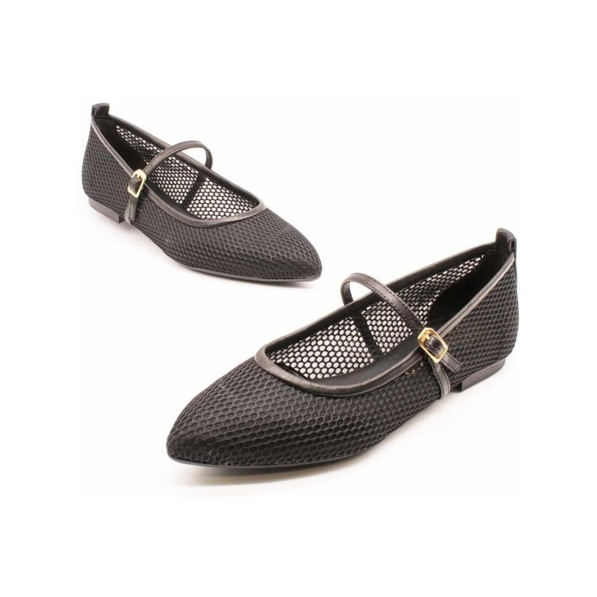 Women's Ballet Flats Unisa Black