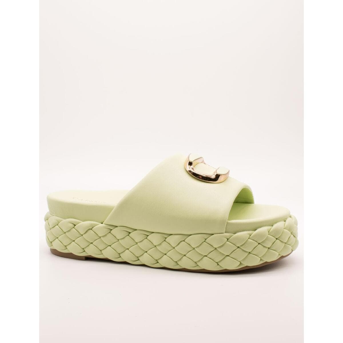 Women's Platforms Café Noir Green