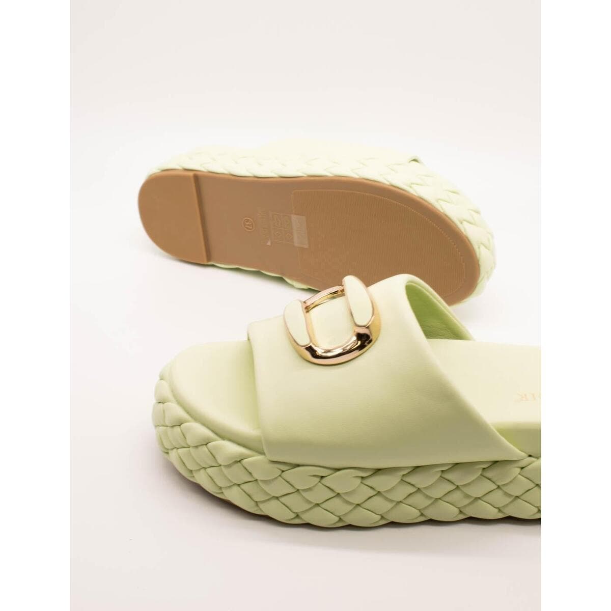 Women's Platforms Café Noir Green