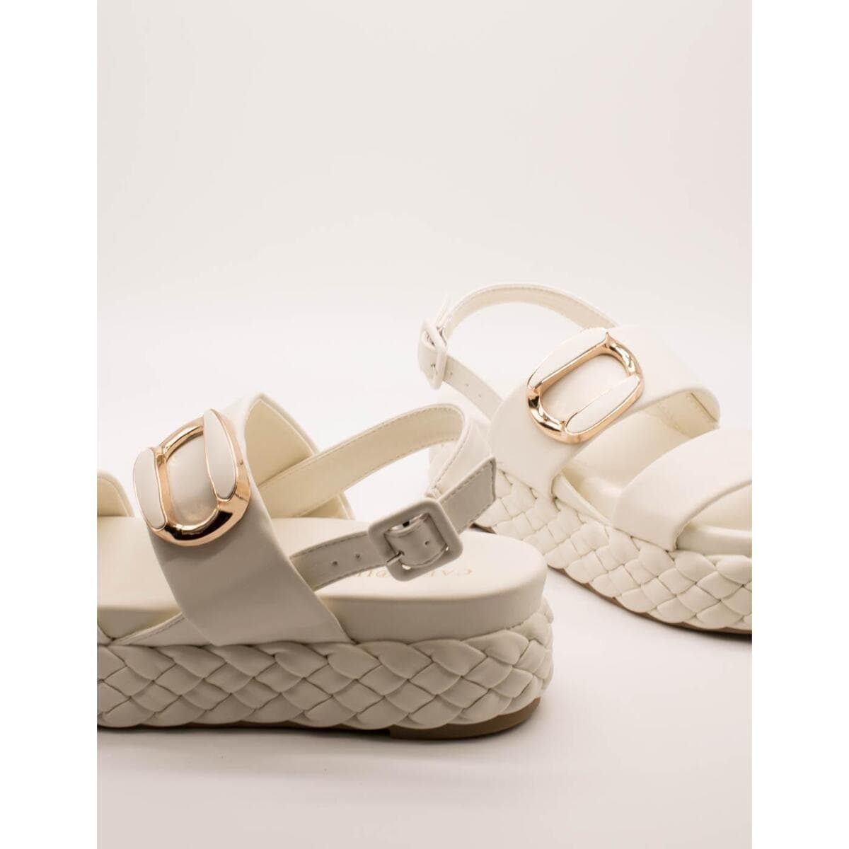 Women's Platforms Café Noir White