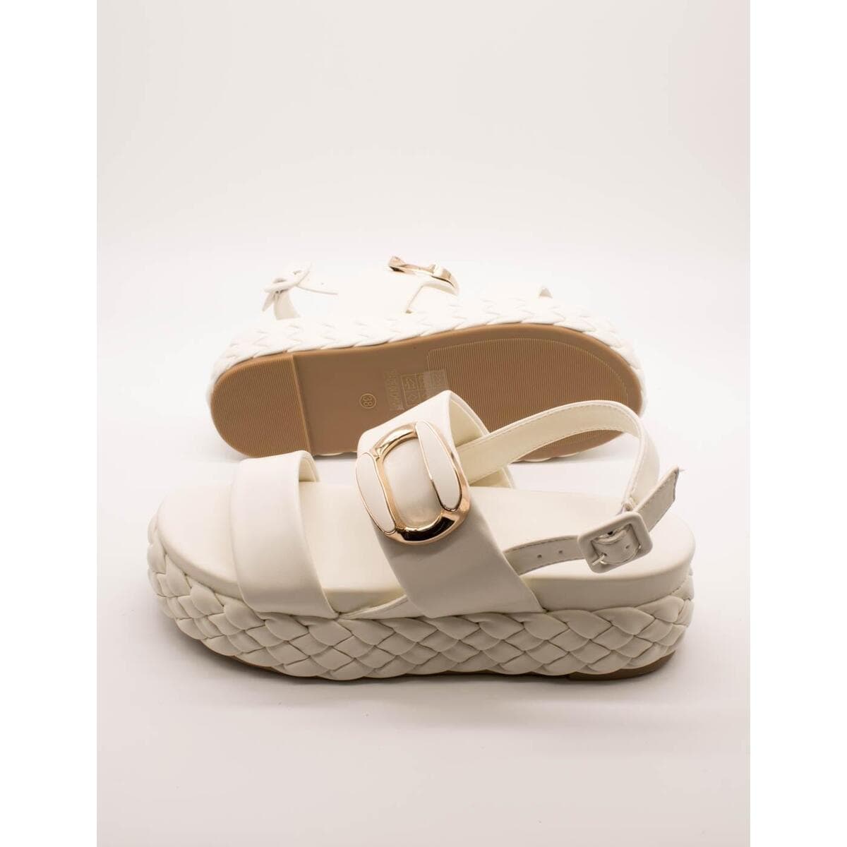 Women's Platforms Café Noir White