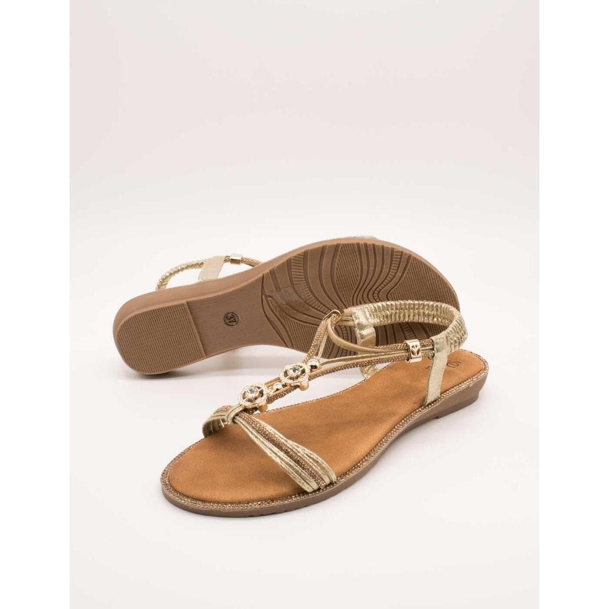 Women's Sandals Exé Shoes Gold