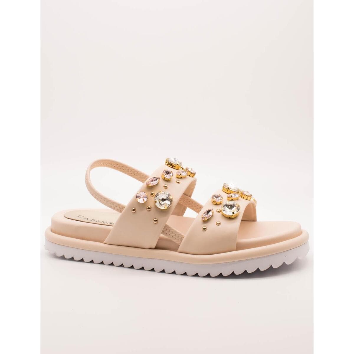 Σανδάλια χωρίς τακούνι Café Noir C1GD9102 Pesca