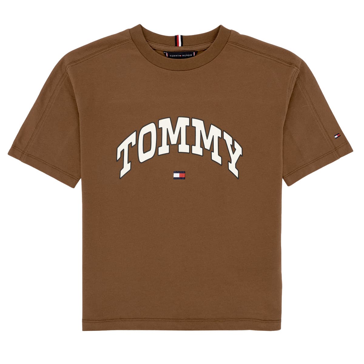 Boys' T-Shirts Tommy Hilfiger Brown