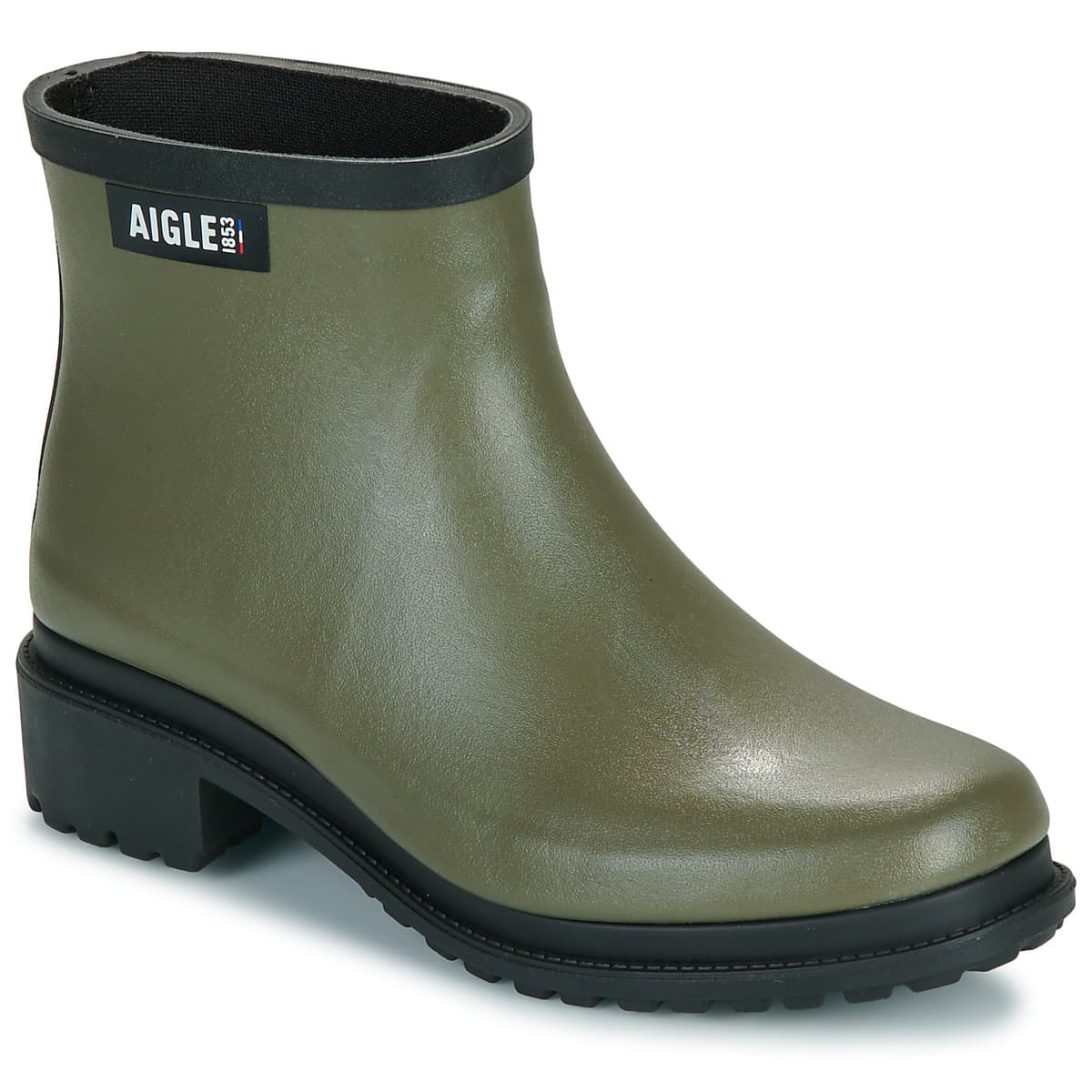 Women's Wellington Boots Aigle Khaki