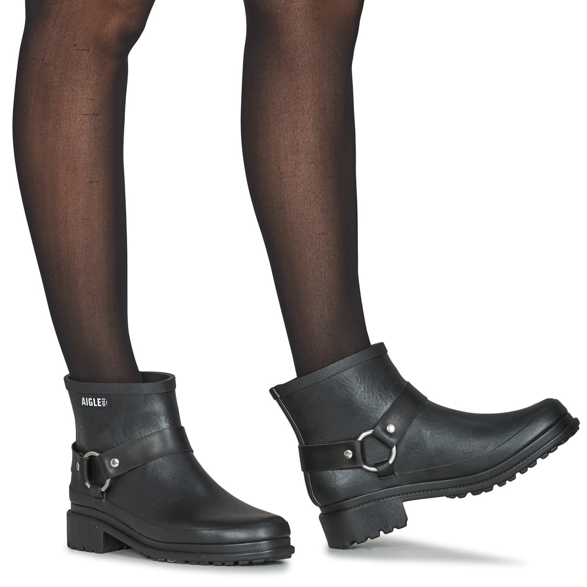 Women's Wellington Boots Aigle Black