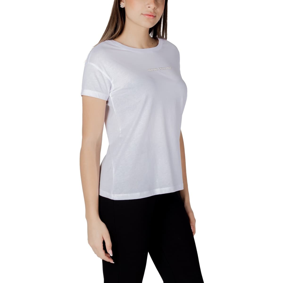 Women's T-Shirts EAX White