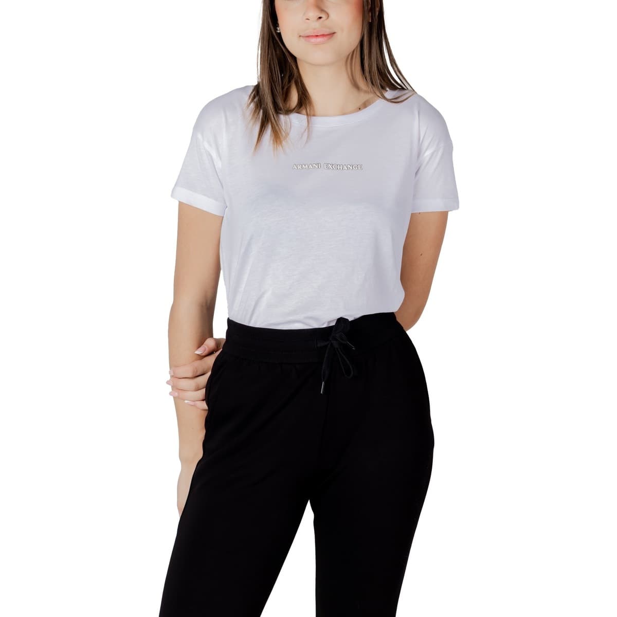 Women's T-Shirts EAX White