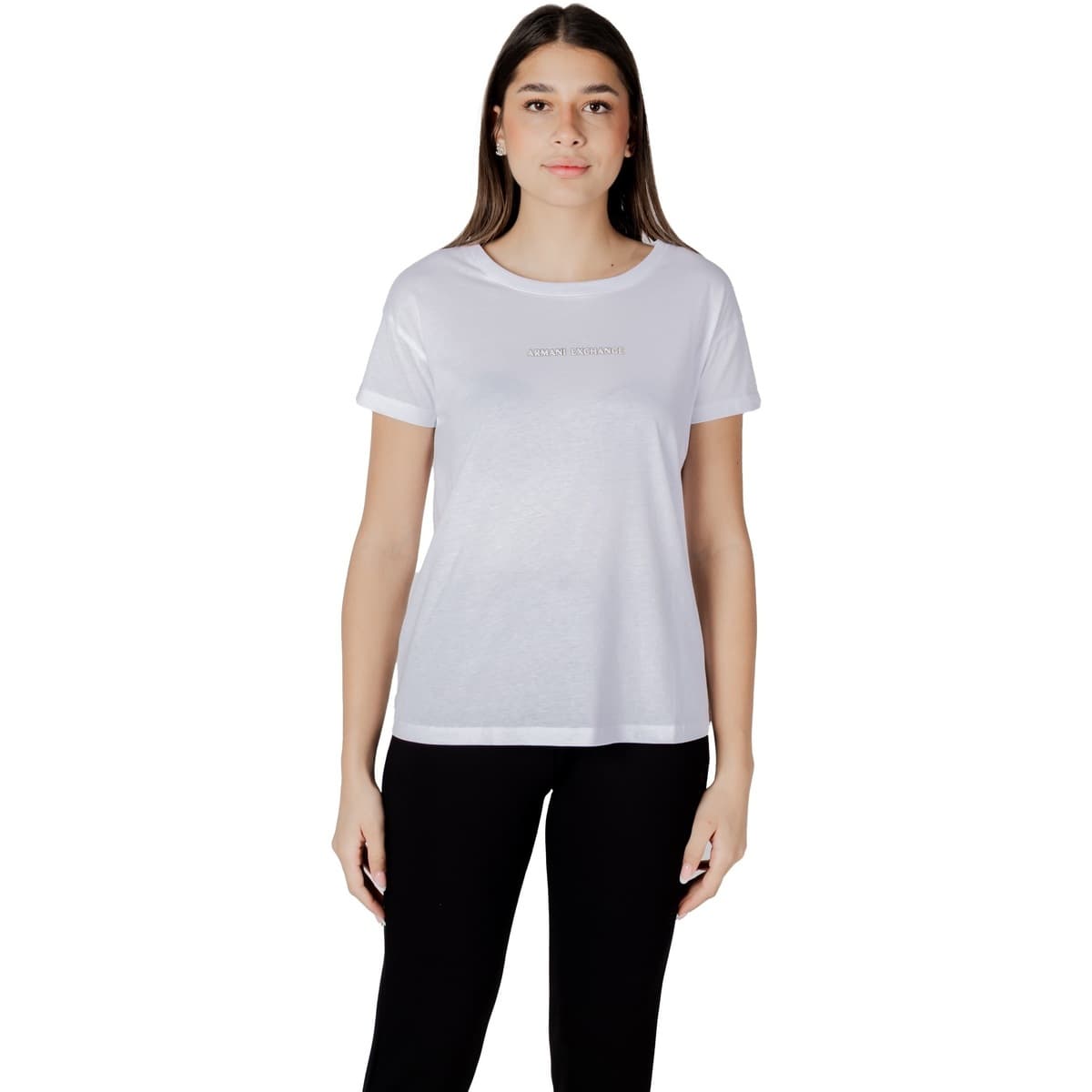 Women's T-Shirts EAX White