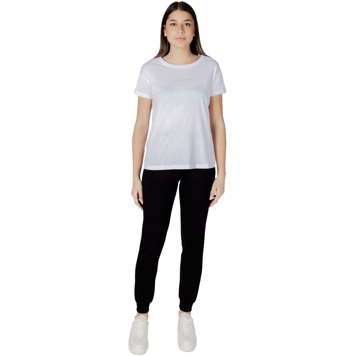 Women's T-Shirts EAX White