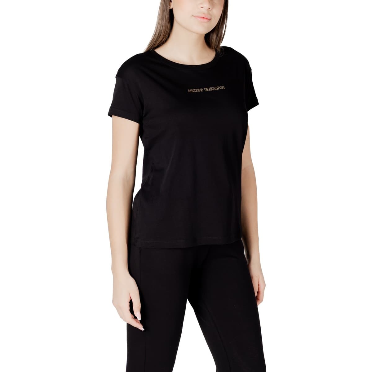 Women's T-Shirts EAX Black