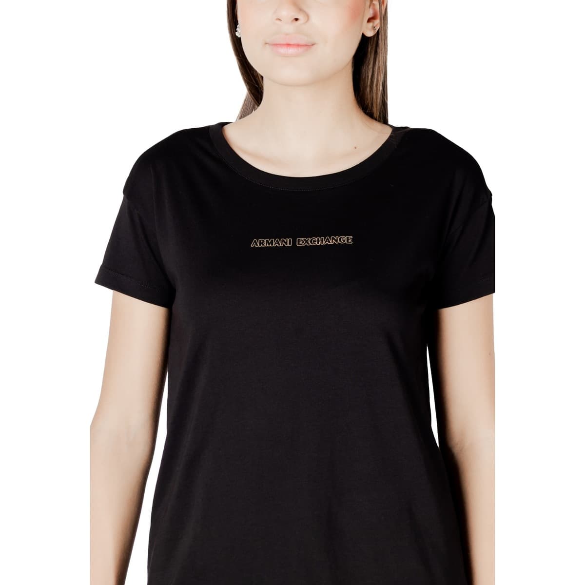 Women's T-Shirts EAX Black
