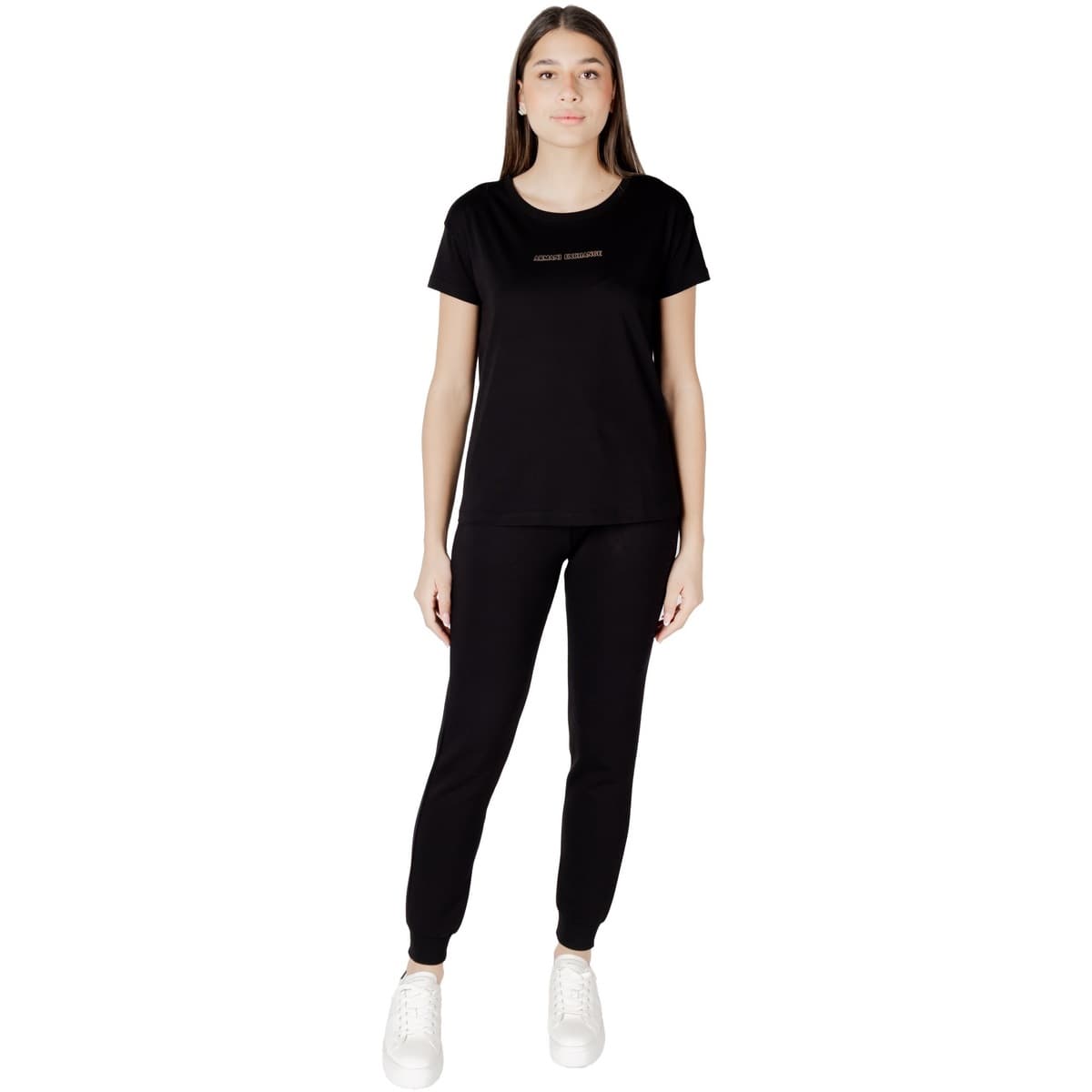 Women's T-Shirts EAX Black