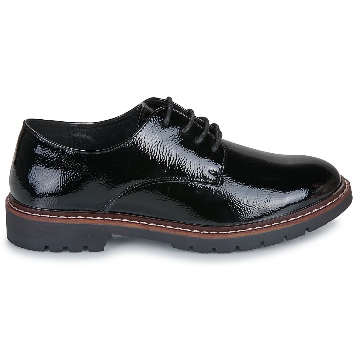 Women's Derby Shoes Moony Mood Black