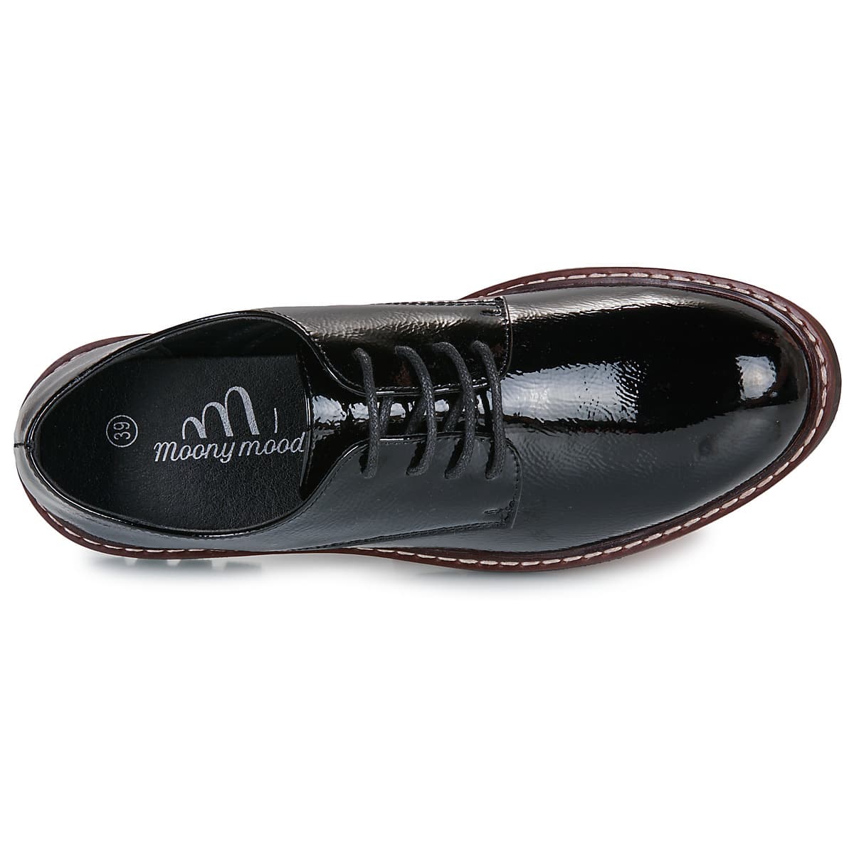 Women's Derby Shoes Moony Mood Black