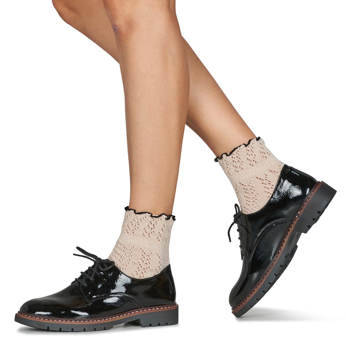 Women's Derby Shoes Moony Mood Black