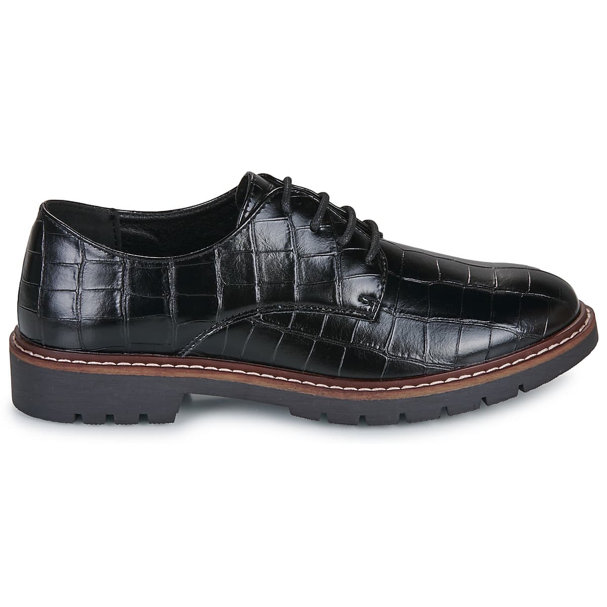 Women's Derby Shoes Moony Mood Black