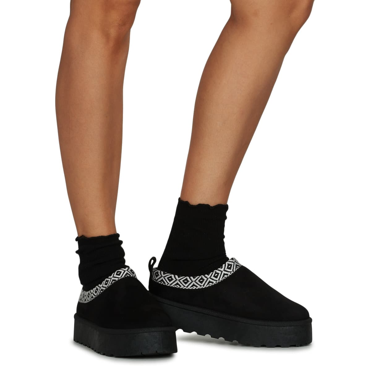 Women's House Slippers Moony Mood Black