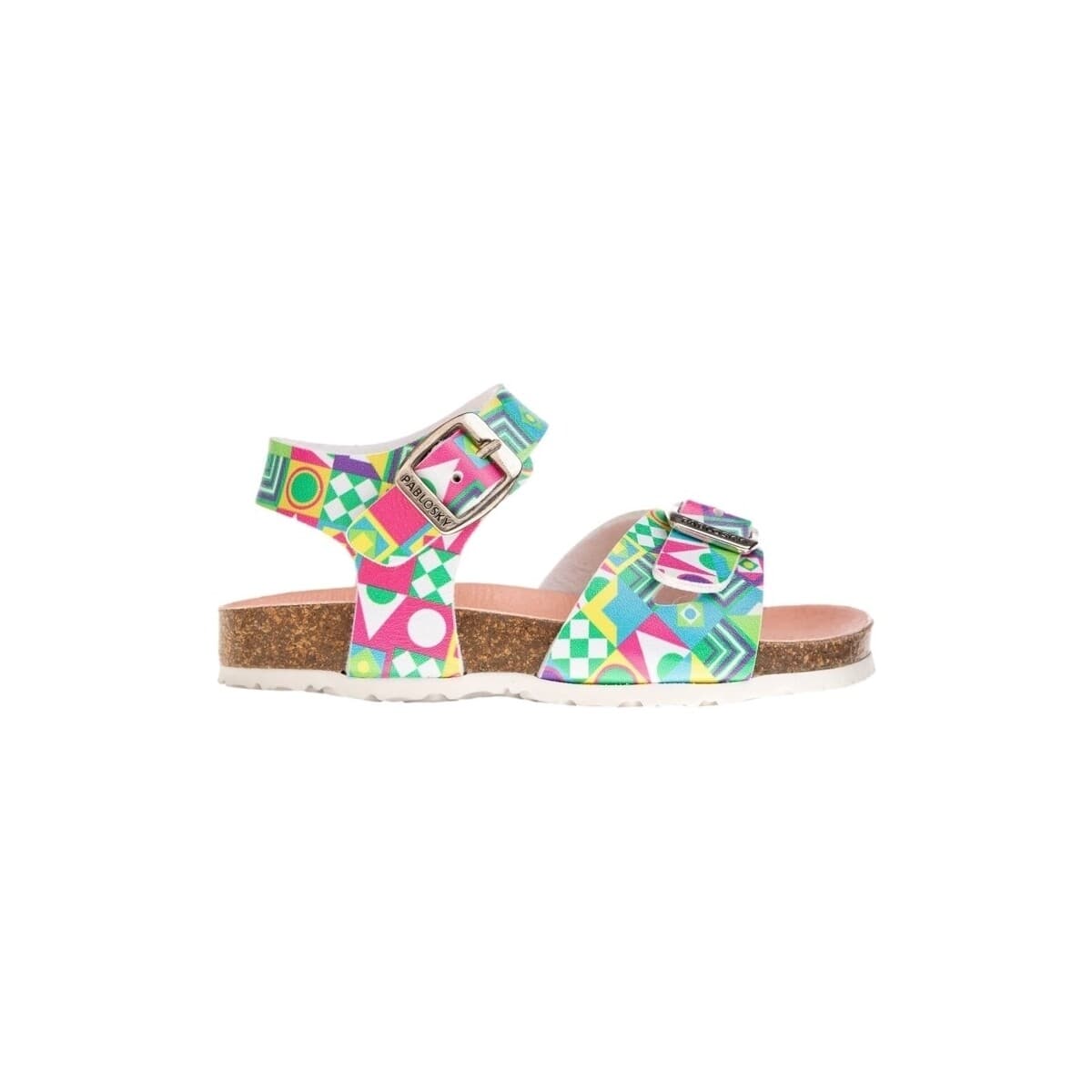 Σανδάλια χωρίς τακούνι Pablosky Champion Kids Sandals 439704 - Blanco Fantasia