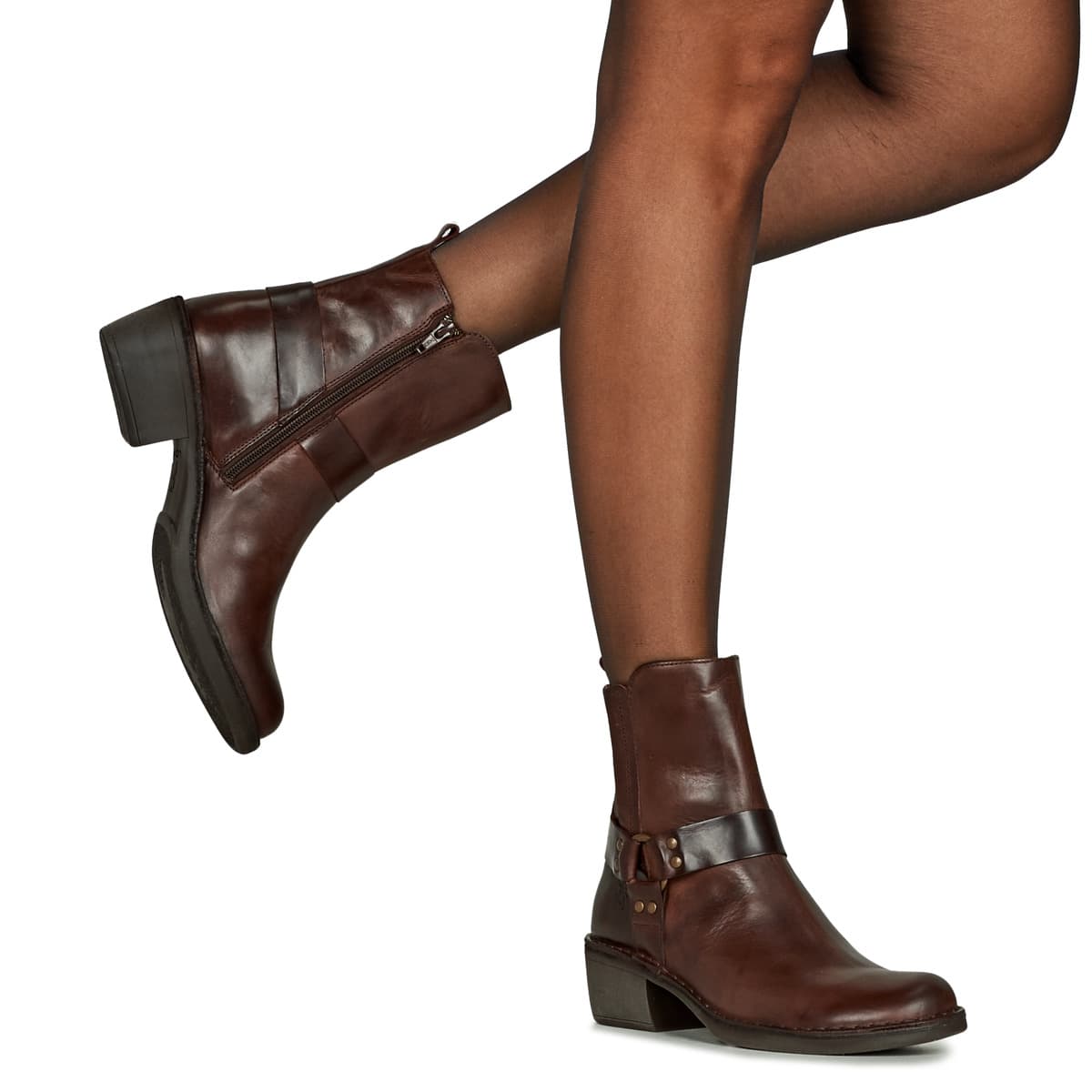 Women's Ankle Boots Fly London Brown