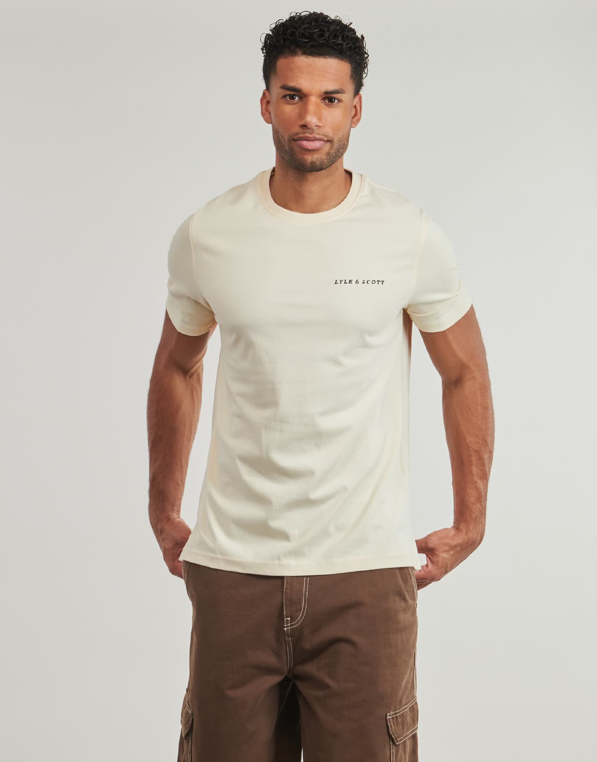 Men's T-Shirts Lyle & Scott Beige