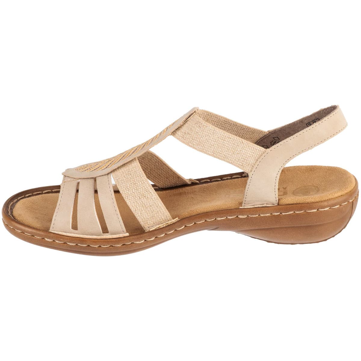 Women's Sports Sandals Rieker Beige