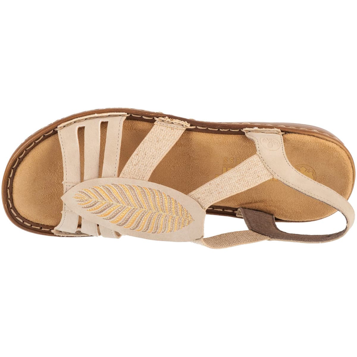 Women's Sports Sandals Rieker Beige